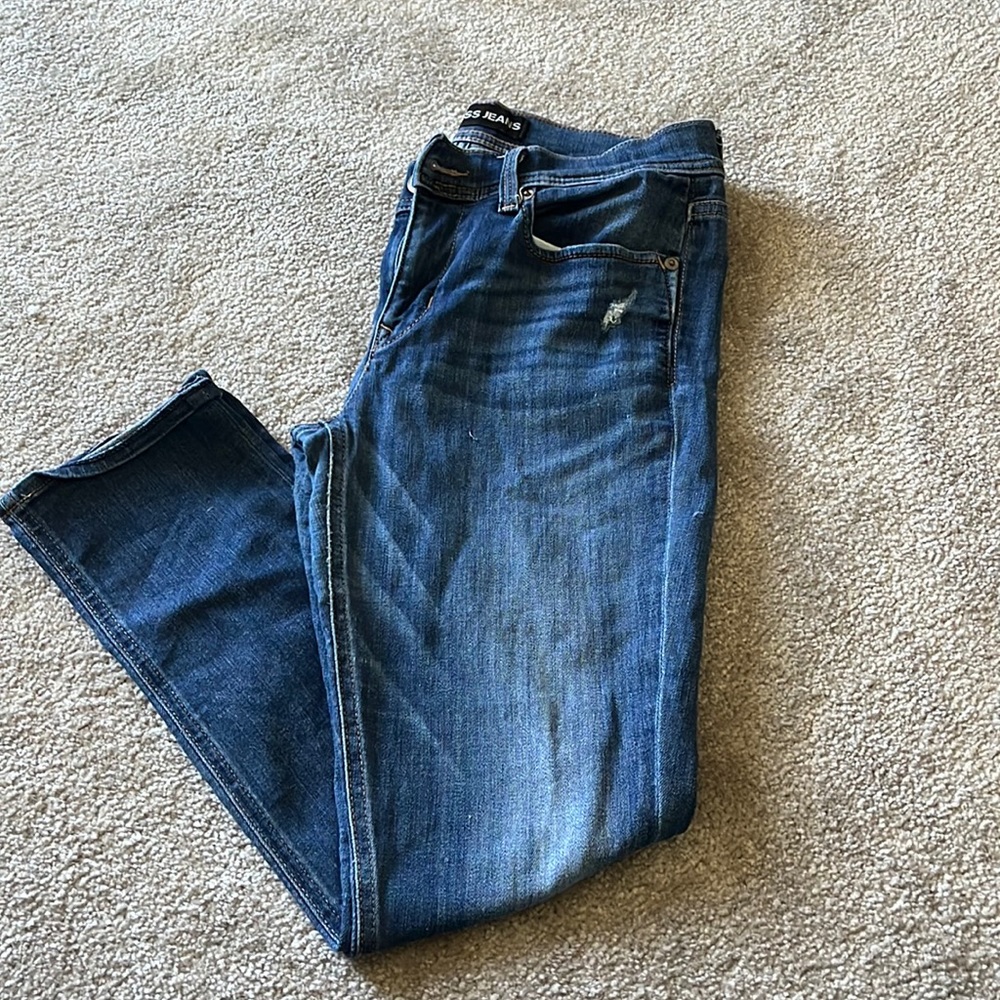 Express Jeans- Cropped Legging- Mia Mid Rise- 6R